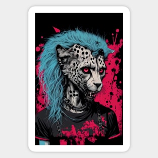 Emo Cheetah Sticker